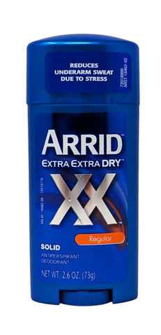 Arrid Extra Extra Dry Solid Antiperspirant Regular 2.6 oz