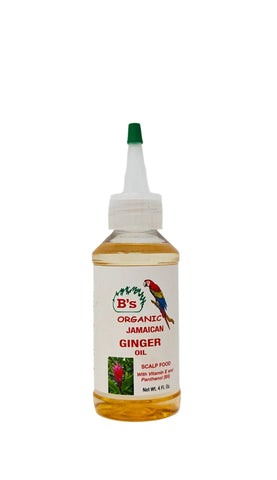 B's Organic Jamaican Ginger Oil 4 oz