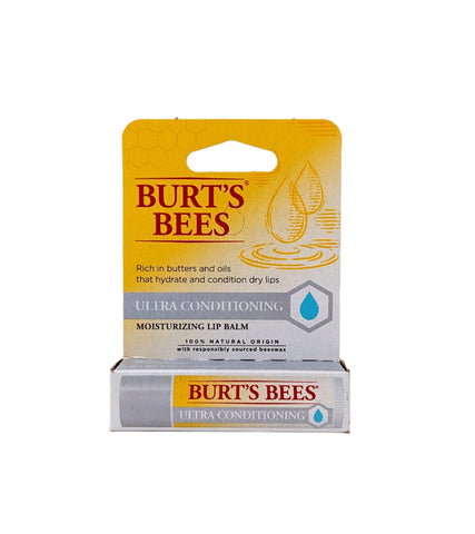 Burt's Bees Ultra Conditioning Moisturizing Lip Balm 0.15 oz