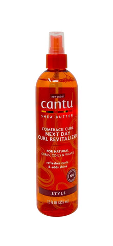 Cantu Shea Butter Comback Curl Next Day Curl Revitalizer Spray 12 oz