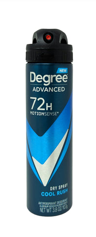 Degree Advanced 72H MotionSense Dry Spray Antiperspirant Cool Rush 3.8 oz