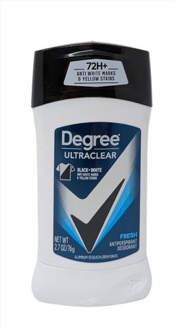 Degree UltraClear Black & White Antiperspirant Solid Fresh 2.7 oz