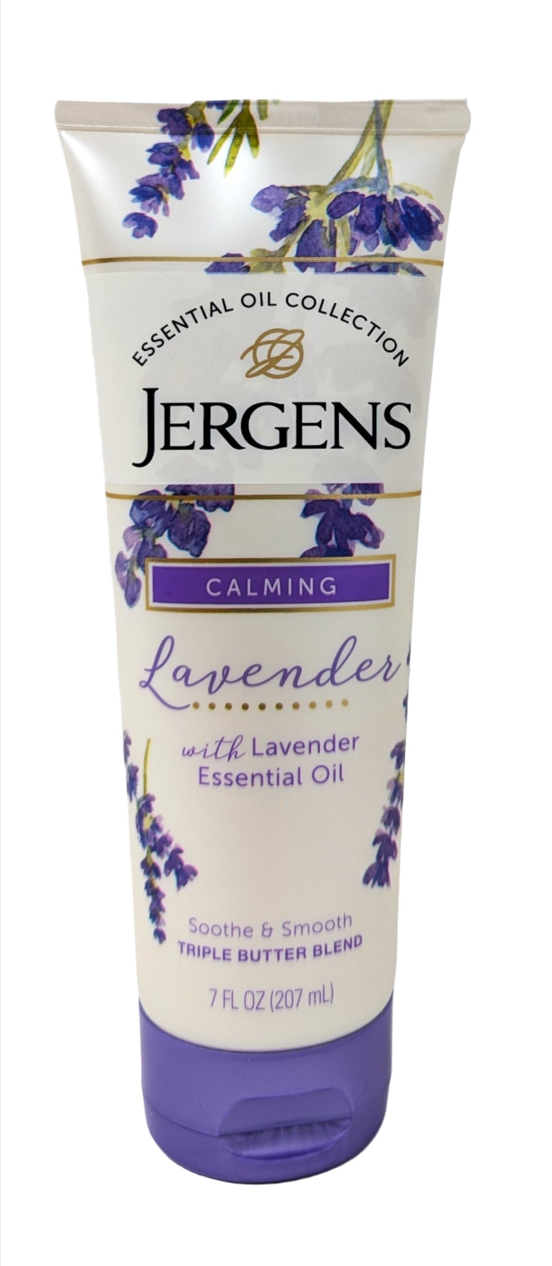 Jergens Essential Oil Collection Lavender Triple Butter Blend 7 oz ...