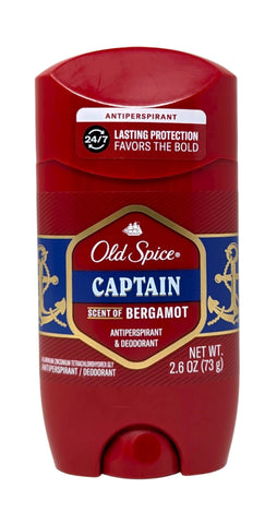 Old Spice Antiperspirant Solid Captain 2.6 oz