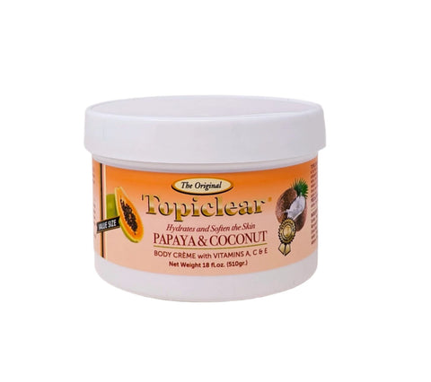 Topiclear Papaya & Coconut Body Creme 18 oz